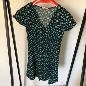 LA Hearts Floral Button Down Mini Dress